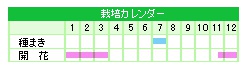 栽培カレンダー