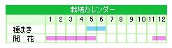 栽培カレンダー