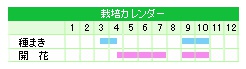 栽培カレンダー