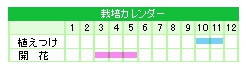 栽培カレンダー