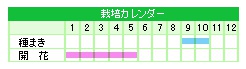 栽培カレンダー